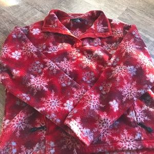 L.L Bean quarter snap pull over